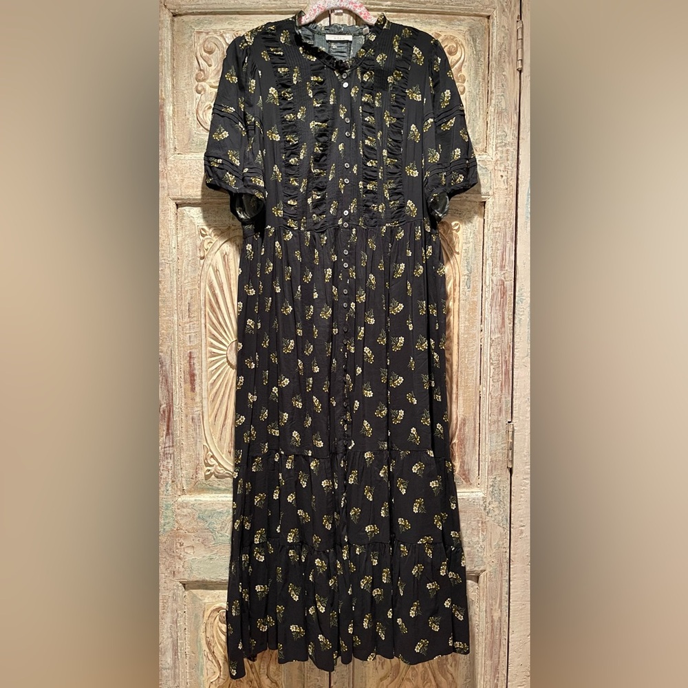 EUC Doen HALEIGH Dress in Buttercup Bouquet, XXL (rarely available in this size)